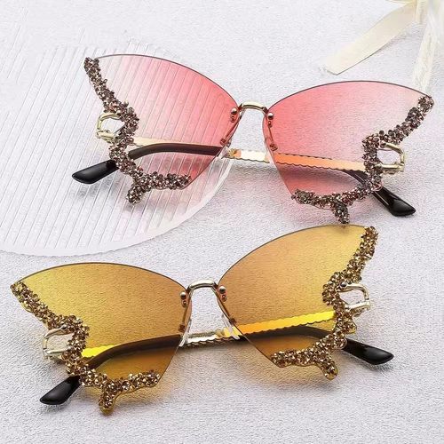 🔥BIG SALE 50%🔥Sunglasses Ladies Shades Purple Sunglasses for Women Bling Sun Glasses