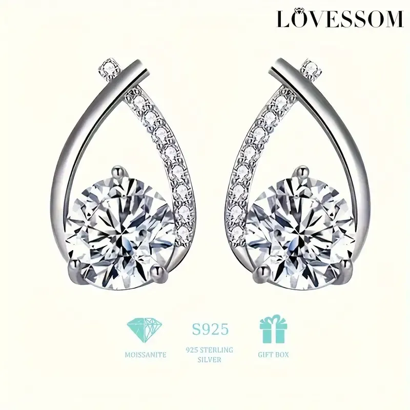 Dazzling Moissanite Cross