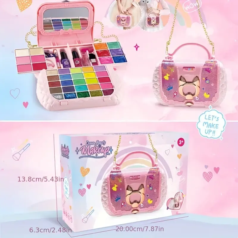 Child-safe washable makeup kit