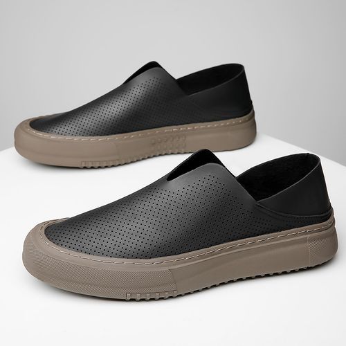 Comfy Men's Solid Colour Slip-On Loafers