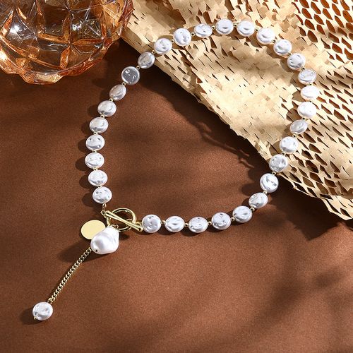 Pearl jewelry luxury gift women's baroque pearl necklace