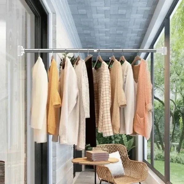 No-Drill Clothes Rack Photo 3