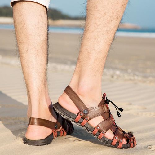 soft sole casual sandals men's shoes