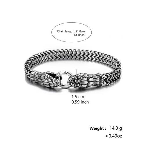 Snake Double Head Clasp