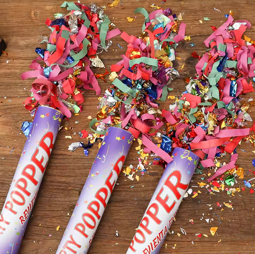 Turn Handle Shoots Vibrant Colored Wedding Confetti Cannon