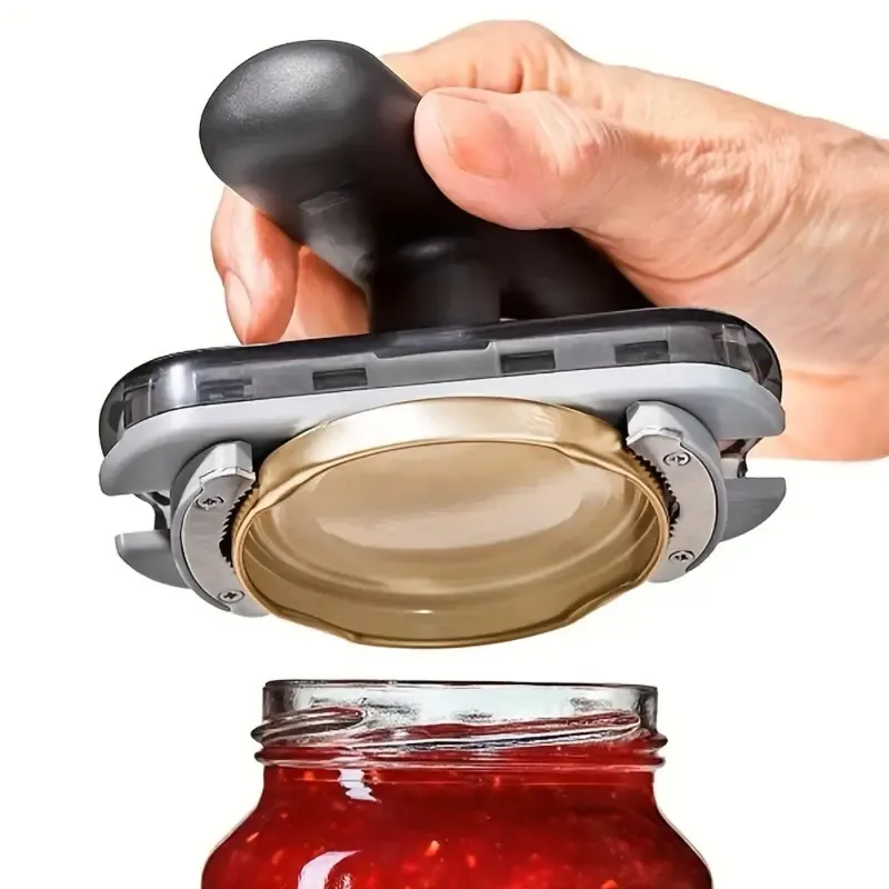 Versatile Manual Can Opener - Adjustable Jar & Bottle Opener, Durable ABS Material, Perfect for Kitchen & Party Use