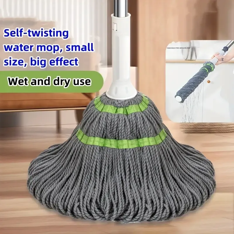 Self-Tightening Spin Mop