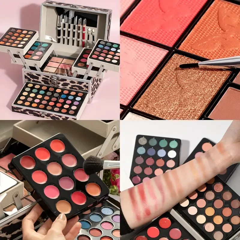 Portable Makeup Set In Berry Shades