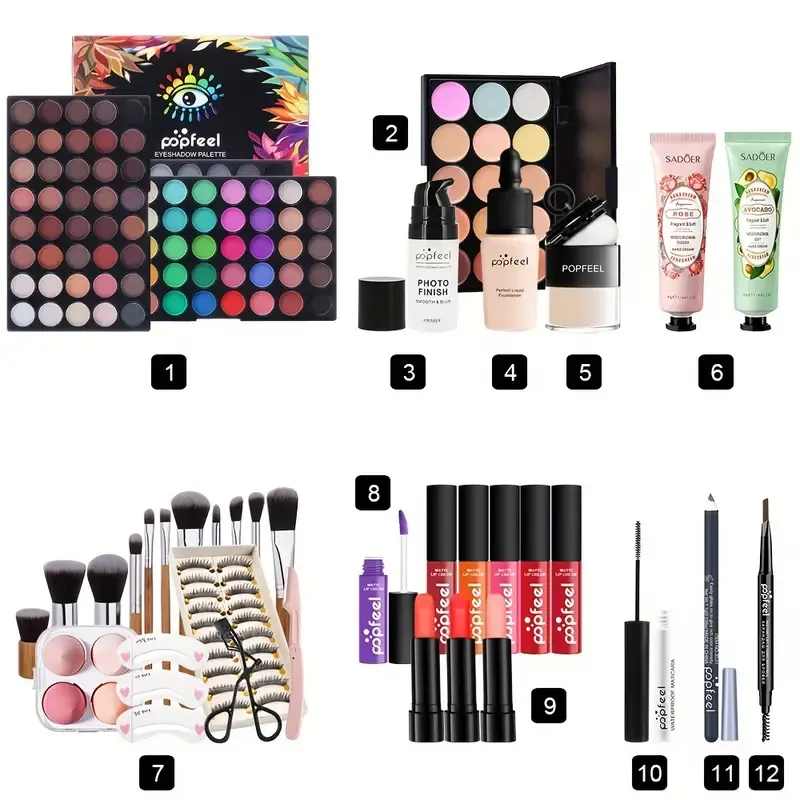 POPFEEL all-in-one makeup set gift set