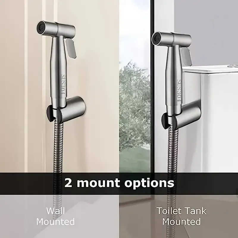 High-Pressure Stainless Steel Shower Set
