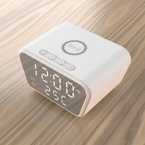 Innovative Trending 3-in-1 Magnetic Multifunction Wireless Charger Digital Alarm Clock for Mobile Phone