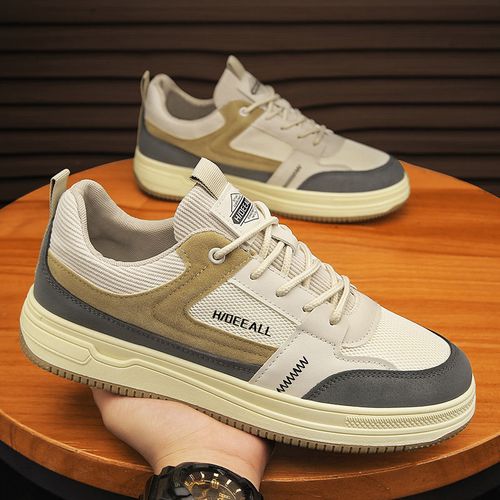 Hong Kong style all-match dirt-resistant mesh shoes