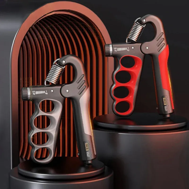 5-100 KG Grip Strength Trainer Wrist Expander Adjustable Resistance Fitness Gym Training Hand Gripper Hand Gripper for Men Women