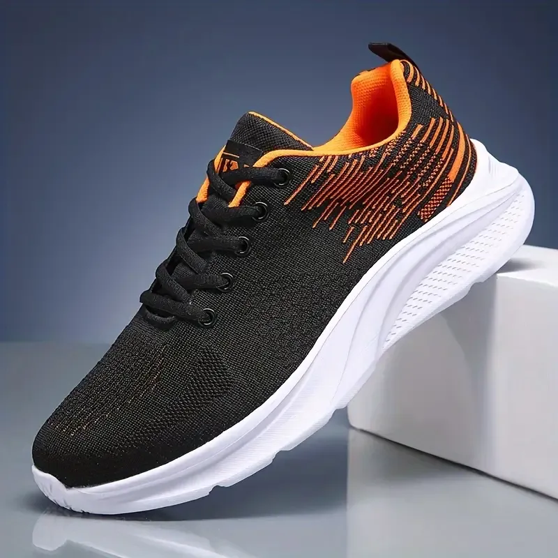 Men's Breathable Lightweight Sneakers: Trendy, Comfy & Anti-Skid - Perfect for Walking!