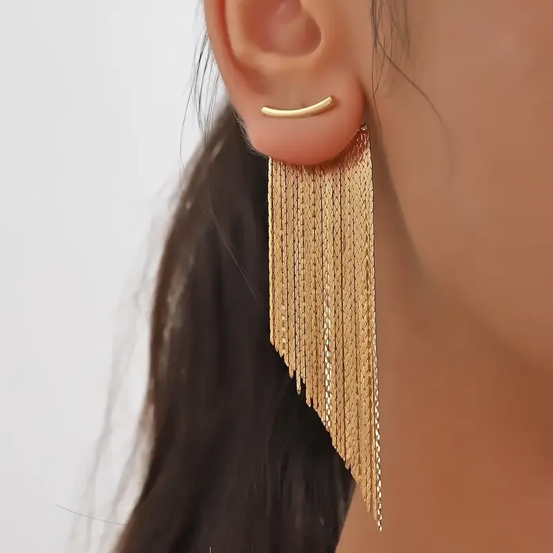 Metal Chain Tassel Dangle