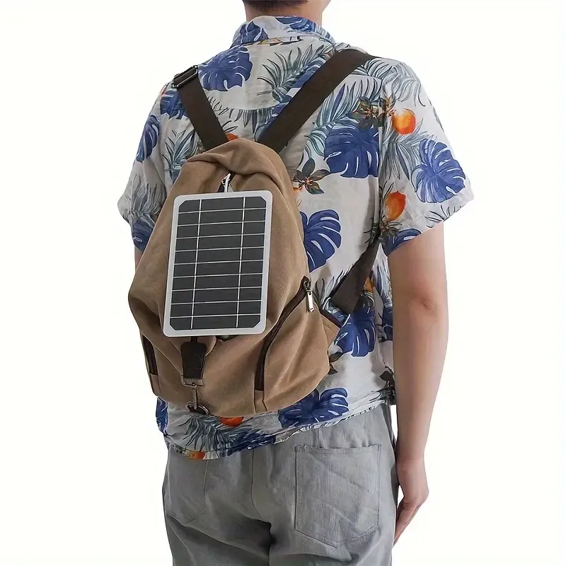 🔥LAST DAY BIG SALE 🔥Outdoor Solar USB Charger for Travel and Camping - Portable Solar Charging Panel for Power Bank, Mobile Phone, Flashlight, and Fan - Universal Solar Powered Charger with Female to Male Connector, 0-5W Output Power, ≤36V Operating Voltage, USB Connector Type, Travel Adapter Feature