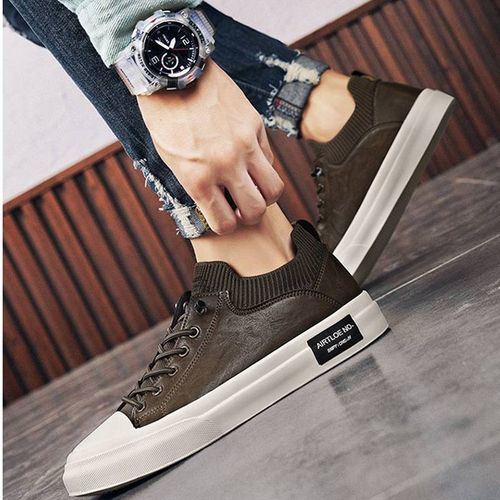 Classic Men's Low-Top Sneakers - Comfortable, Lightweight & Versatile Casual Shoes for All Seasons