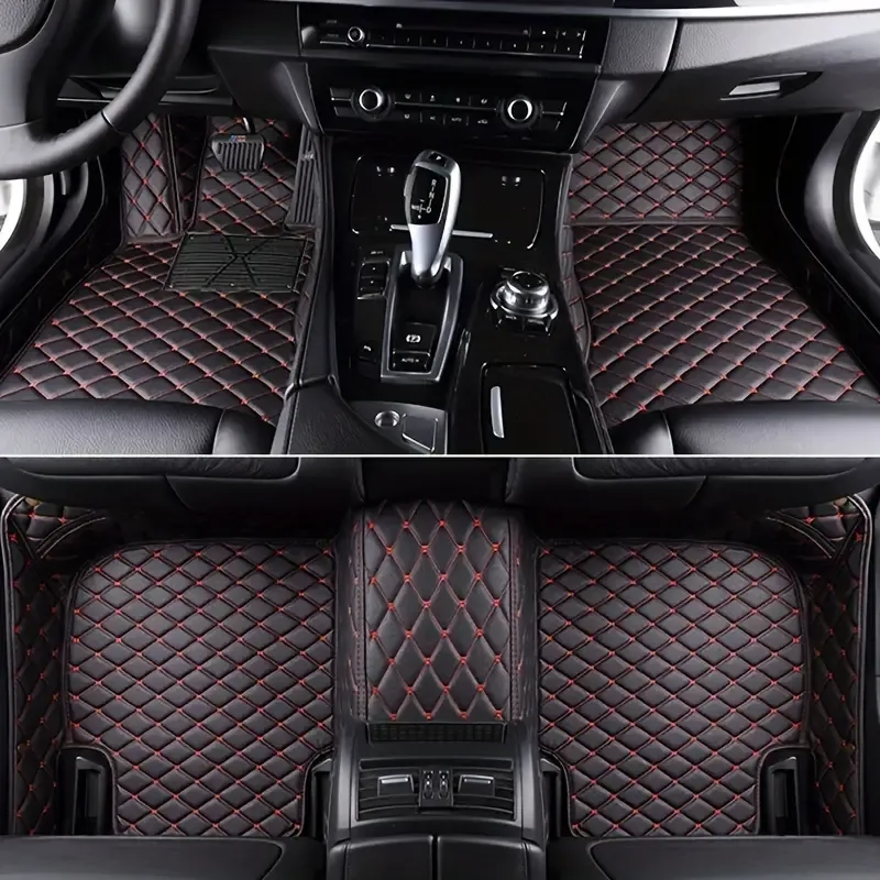 5-Seat Premium PU Leather Floor Mats