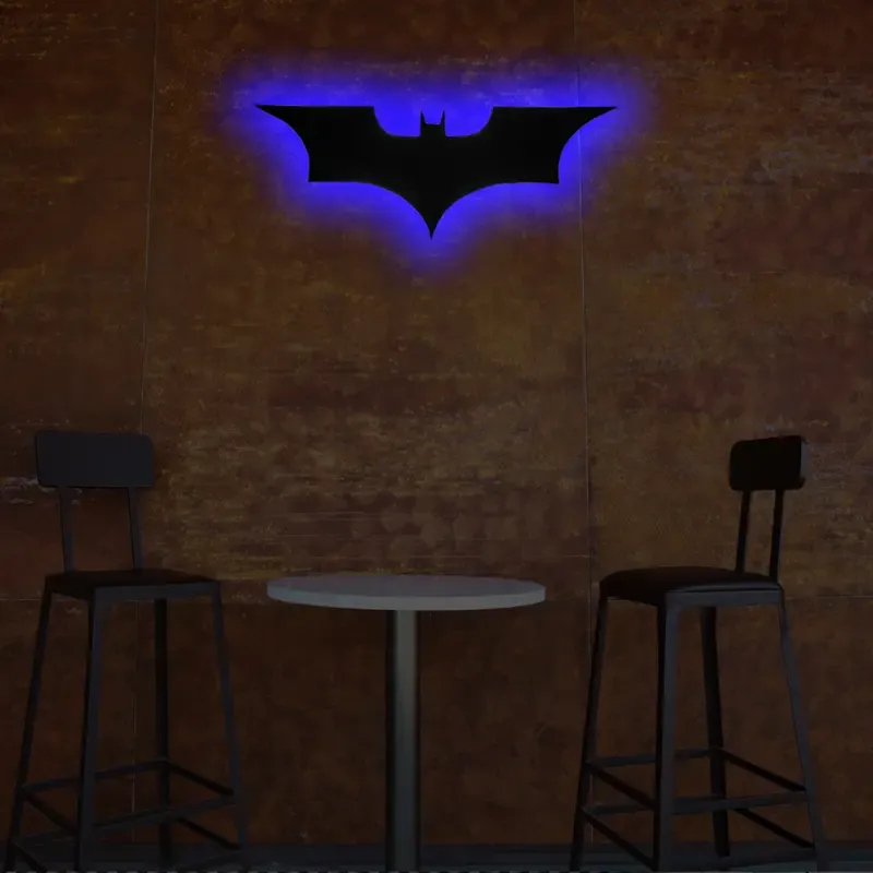Bat Signal LED Wall Light