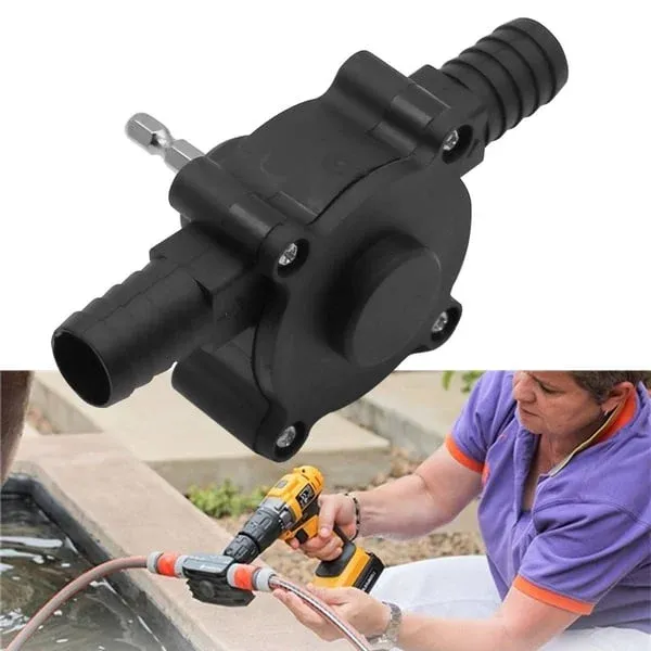 Household electric drill pump