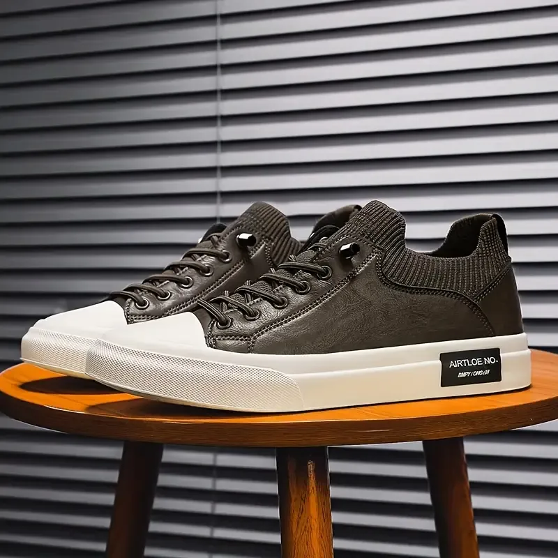 Classic Men's Low-Top Sneakers - Comfortable, Lightweight & Versatile Casual Shoes for All Seasons