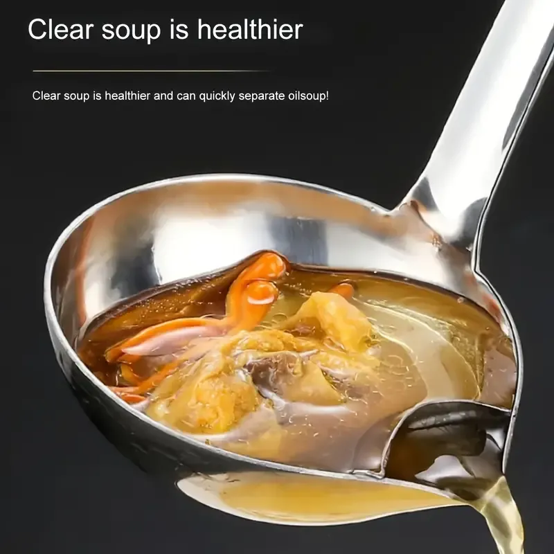 Stainless Steel Oil-separating Spoon