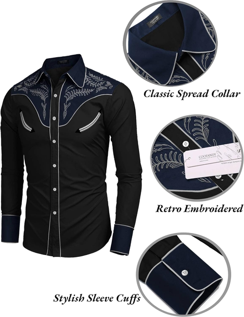 Men's Western Cowboy Shirt