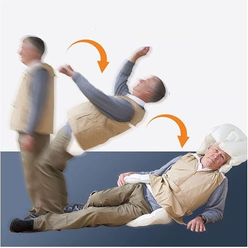 lderly Anti-Fall 1pcs Anti-Fall Postoperative Protection Intelligent Airbag Vest 0.08s Pop Up Head Protection Effectively Artifact Gift