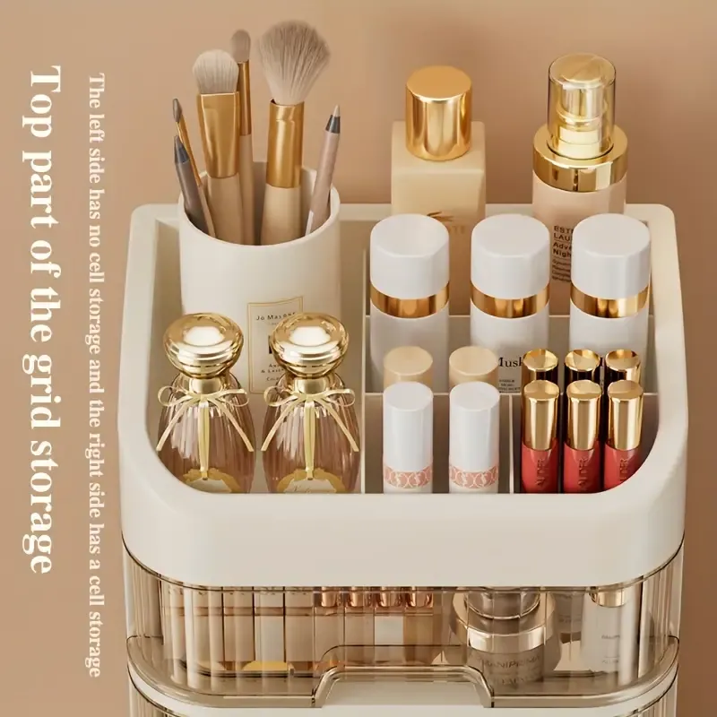 Elegant Cosmetic Organizer Display Case