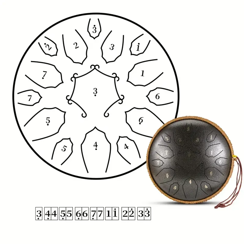 Steel Tongue Drum in D Key