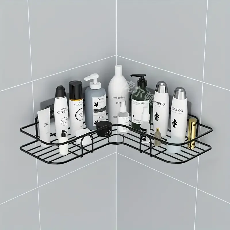 Premium No-Drill Corner Shelf