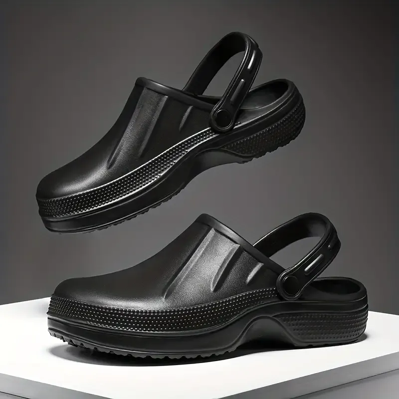 Women's Platform Kitchen Shoes, Waterproof Slip On Anti-slip Work Shoes, Wear-resistant EVA Garden Mules