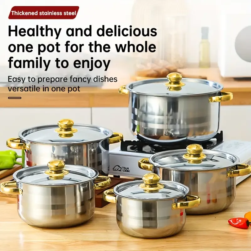 stainless steel pot set