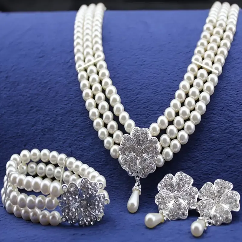 Vintage Pearl Jewelry Set