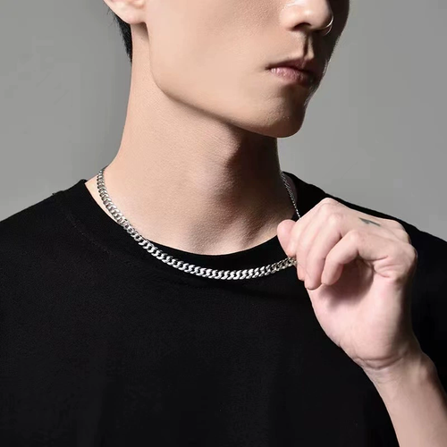Men's sterling silver necklace