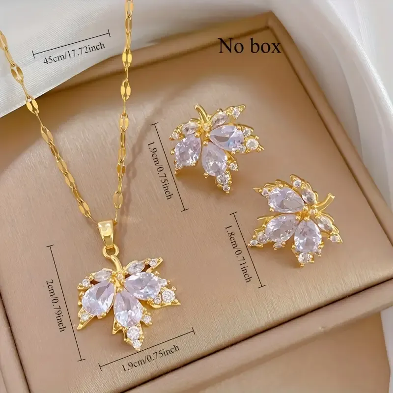 Golden stainless steel jewelry plated