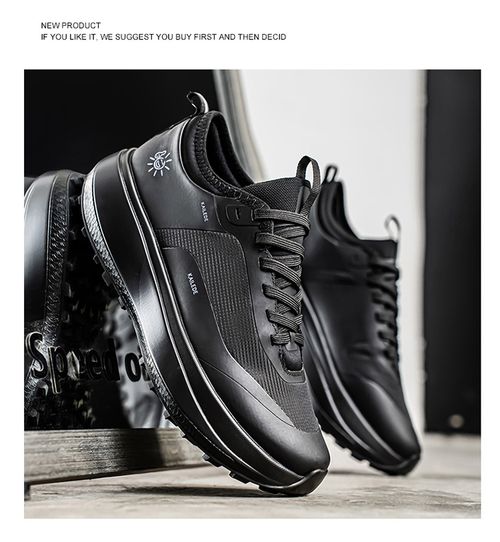 Summer high-end casual sports shoes with thick soles for heightening effect