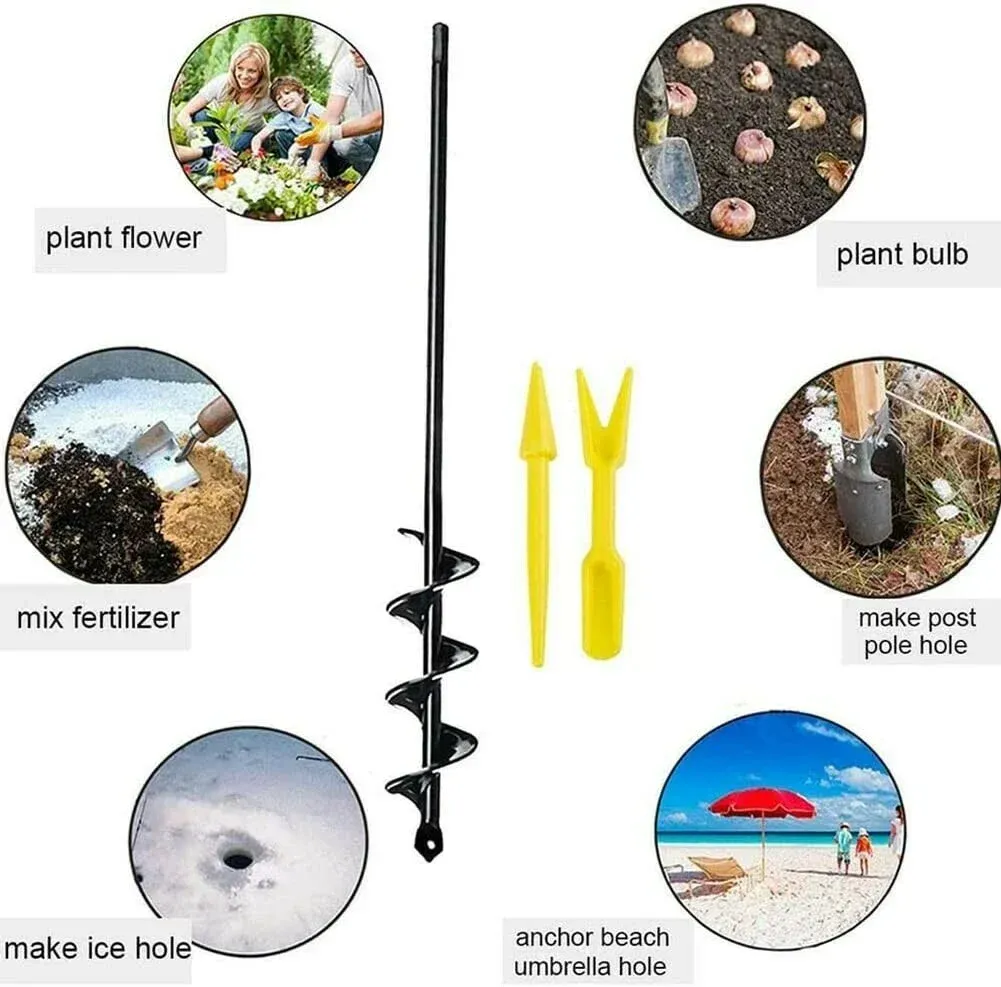 🎁Big Christmas Sale🎁Easy Gardening Auger Spiral Drill Bit-This only contains a drill bit！！！