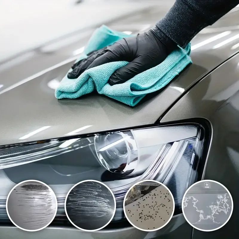 Car Scratch Removal Kit: Quickly Eliminate Swirls, Restore The Gloss And Brightness Of All Paint Surfaces