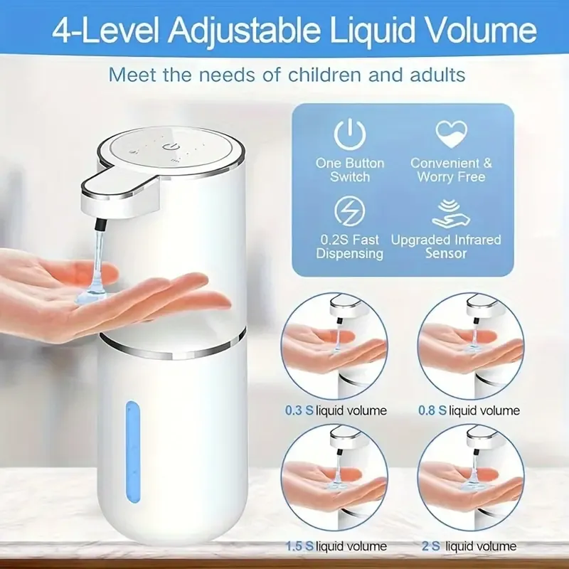 Automatic induction soap dispenser Automatic hand sanitizer Foam washing mobile phone dish soap from  Motion inductor