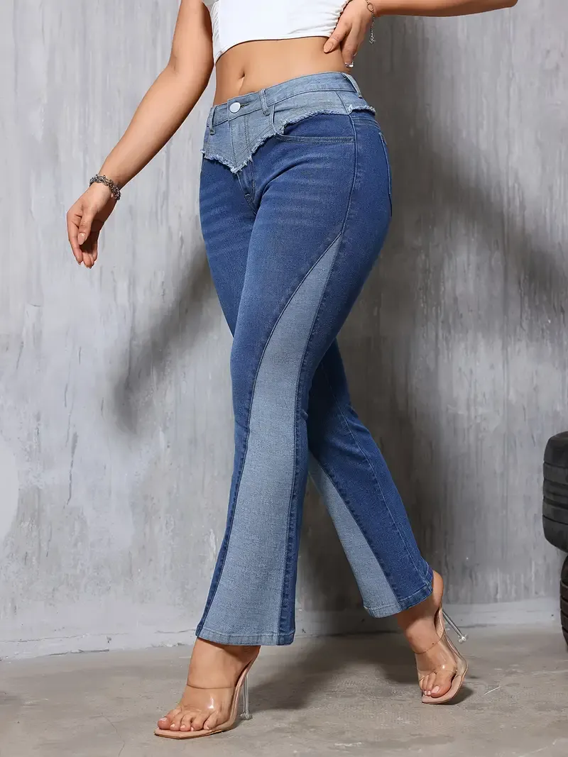 Flared Leg Bell Bottom Jeans - Fashion Street Style