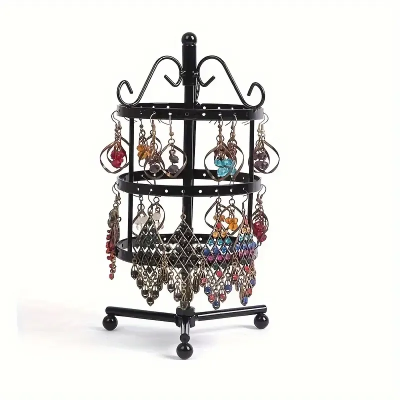 Metal Detachable Rotating Earring Rack