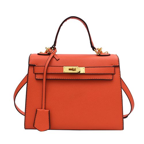 Orange Poppy Veau Epsom T Handbag