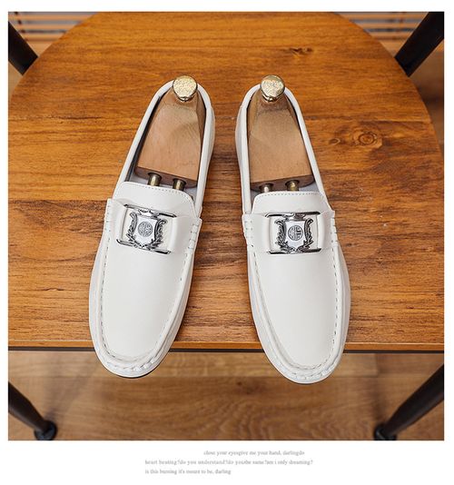 summer new all-match white men's casual shoes