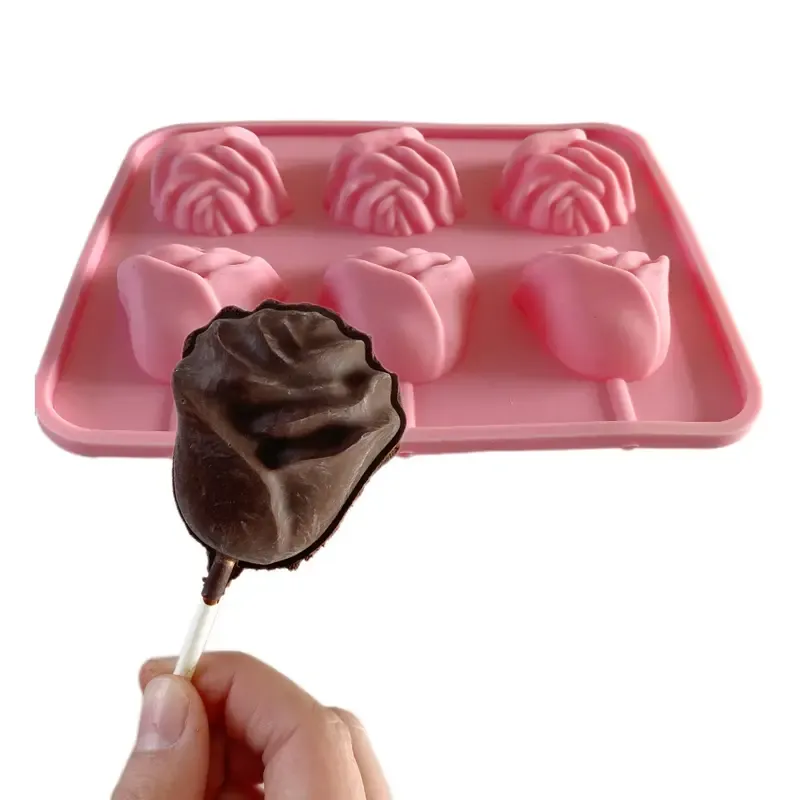 3D Rose Flowers Silicone Mold Set