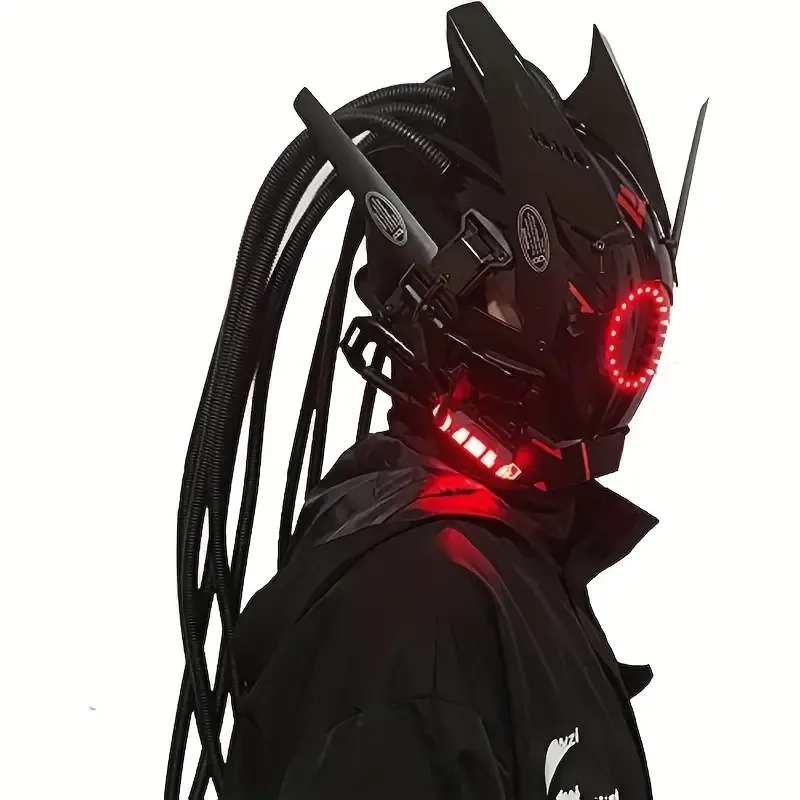 Fashion Cool LED Lights Punk Mask