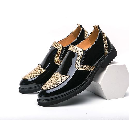 Personalized dragon scale sequin casual shoes