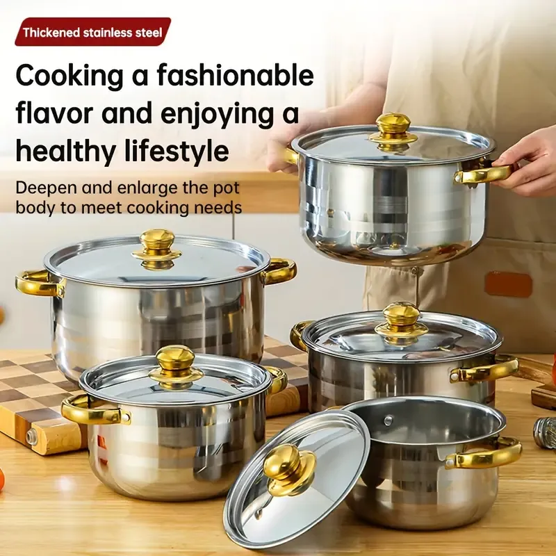 stainless steel pot set