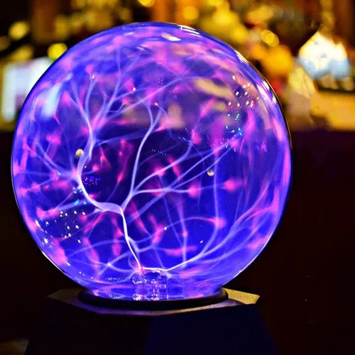 Novel magic crystal plasma plasma body ball touch flashing light