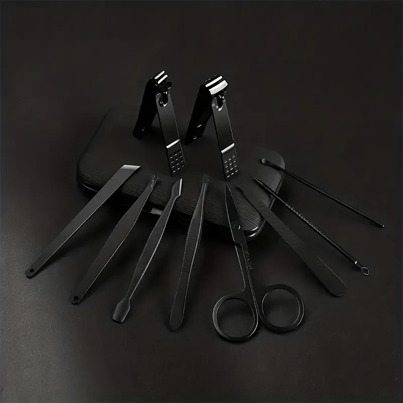 Black Nail Clippers Kit
